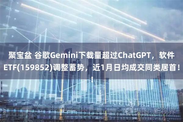 聚宝盆 谷歌Gemini下载量超过ChatGPT，软件ETF(159852)调整蓄势，近1月日均成交同类居首！