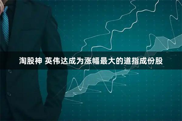 淘股神 英伟达成为涨幅最大的道指成份股
