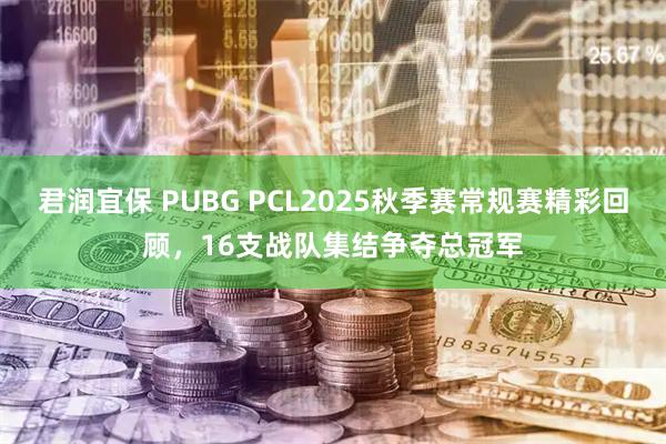 君润宜保 PUBG PCL2025秋季赛常规赛精彩回顾，16支战队集结争夺总冠军