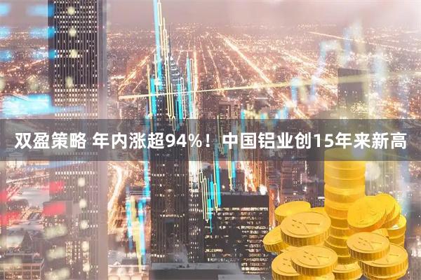 双盈策略 年内涨超94%！中国铝业创15年来新高