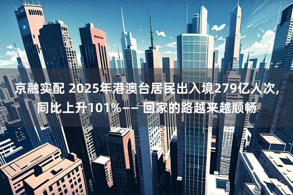 京融实配 2025年港澳台居民出入境279亿人次,同比上升101%—— 回家的路越来越顺畅